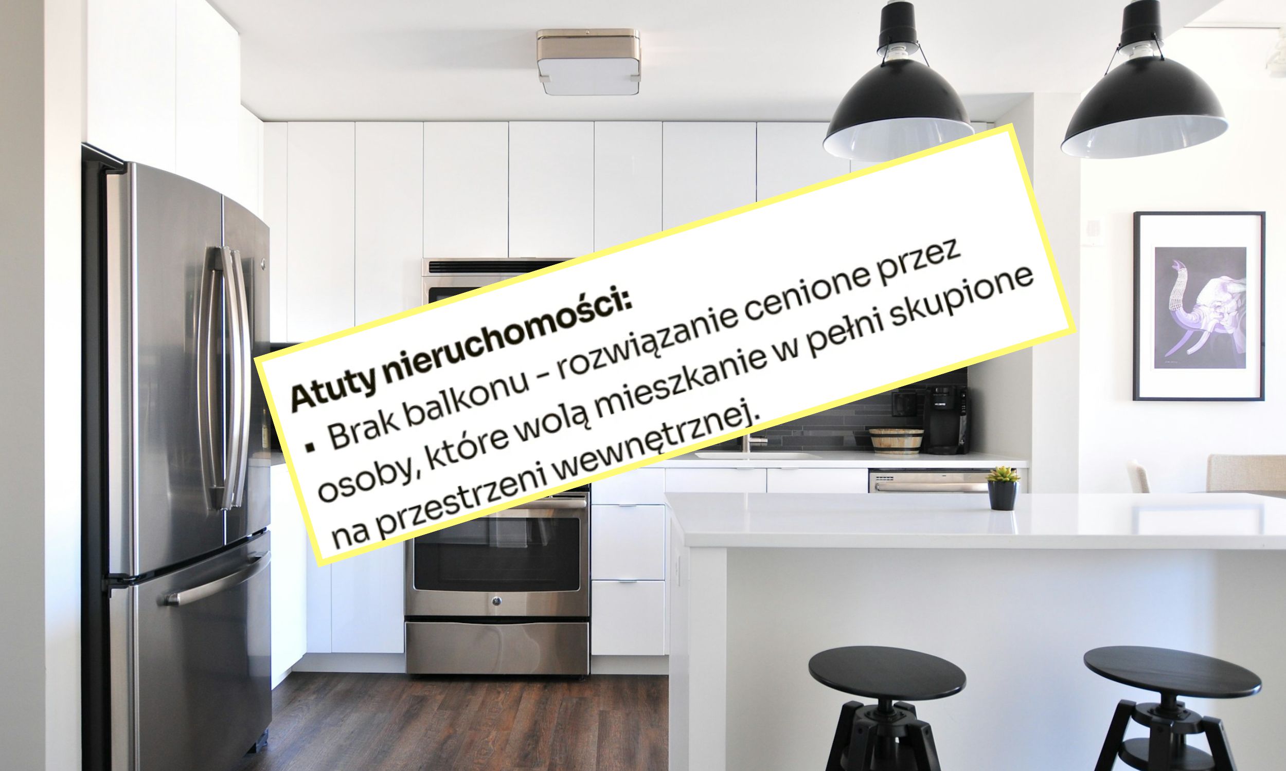 Brak balkonu to “atut mieszkania”. Internauci nie mają litości