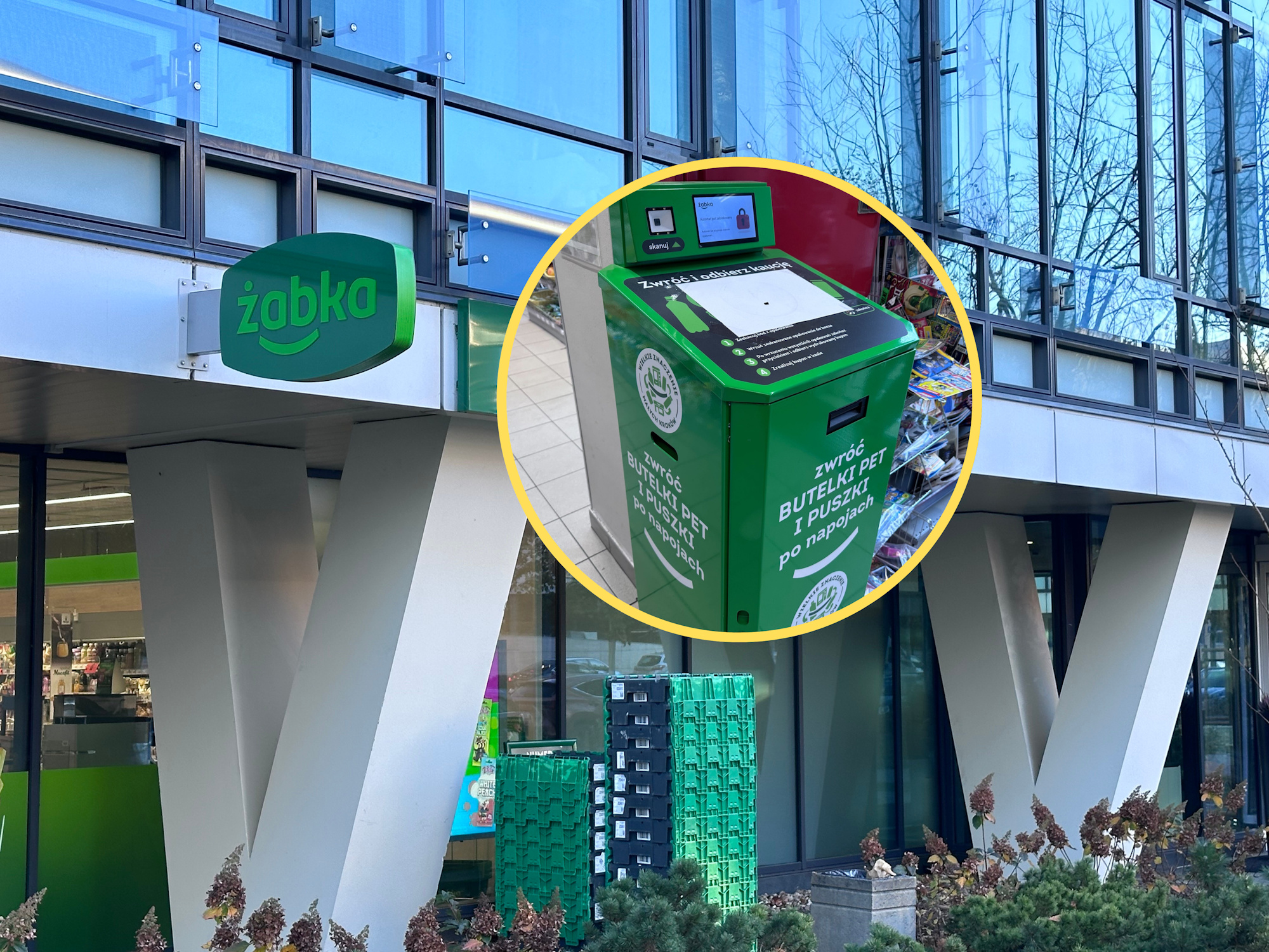 Co z tym systemem kaucyjnym? W Żabkach wyrastają pierwsze butelkomaty