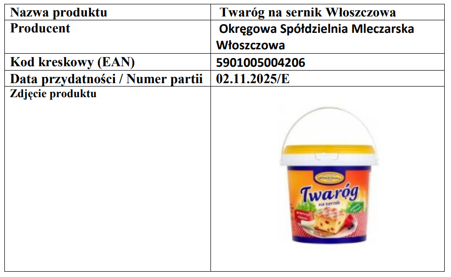 Auchan wycofuje twaróg ze sprzedaży. W środku mogło być szkło